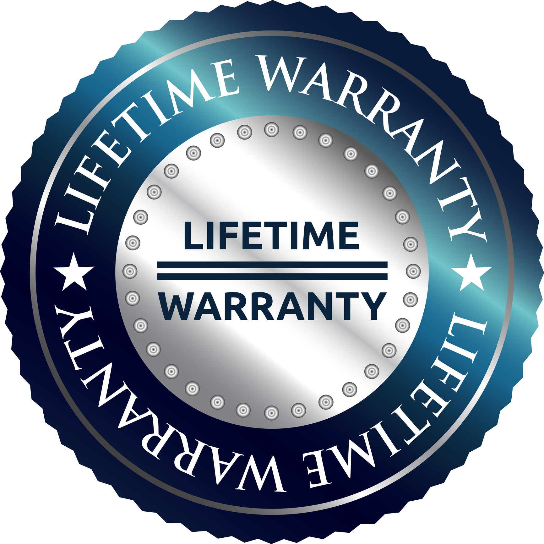 lifetime-warranty-luxury-silver-round-label