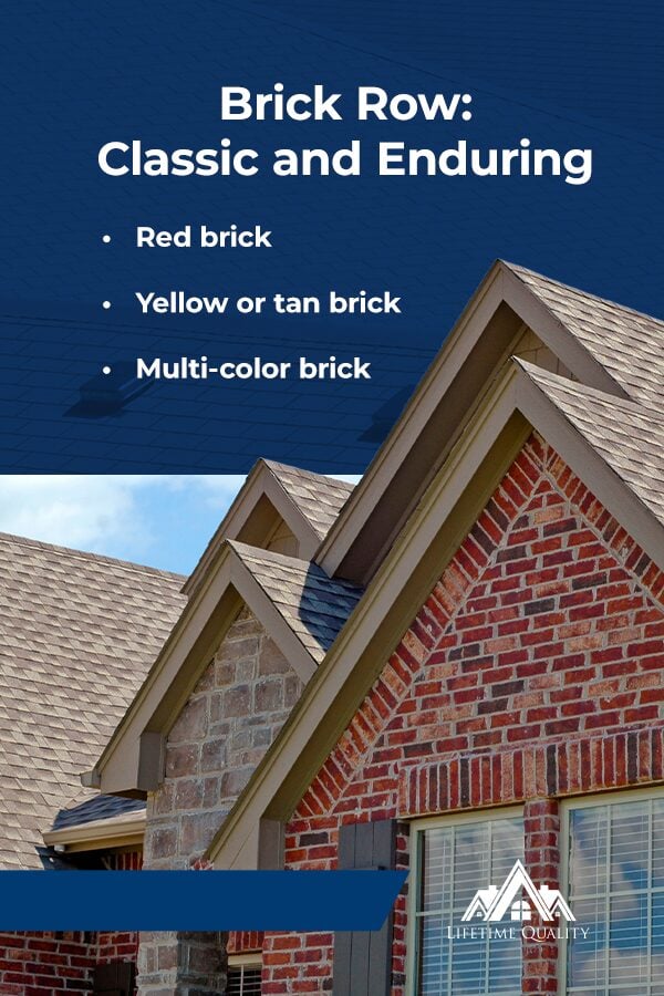 Brick Row: Classic and Enduring