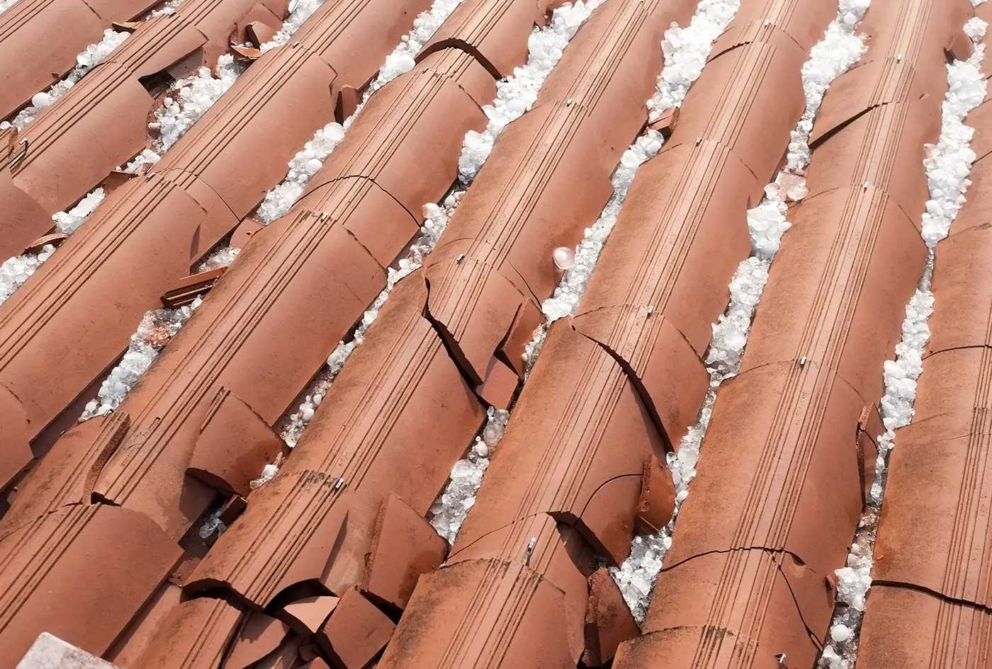 hail damage on roof